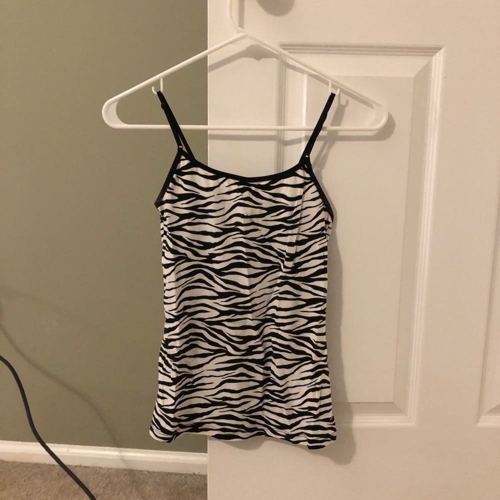 Zebra print cami